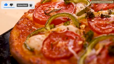 vegetables pizza with cheese #Pizza