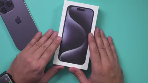 Unboxing and setup of Iphone 15 pro