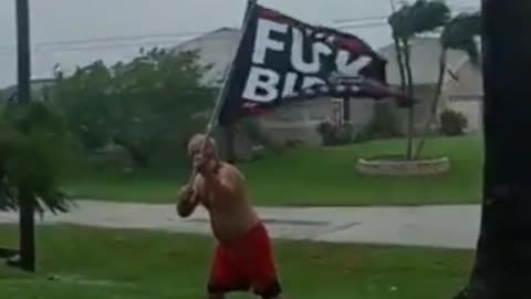 A patriot in FL during Storm Ian