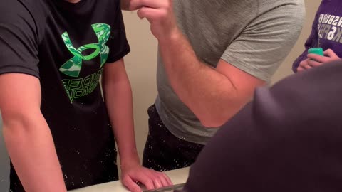 Son Learns to Shave