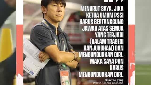 Shin Tae Yong Akan Mengundurkan Diri