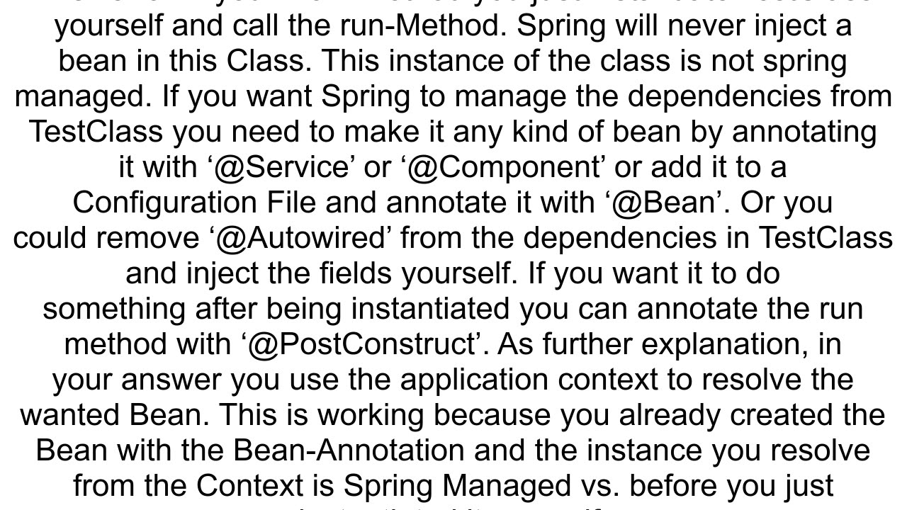 Issue while Autowiring beans in SpringBoot