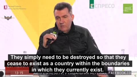 🇺🇦 "RUSSIA NEEDS TO BE DESTROYED