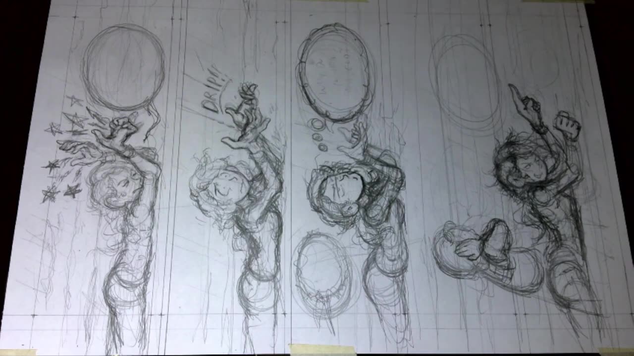 Art Timelapse: Pencil Art for Page 128