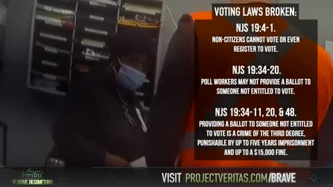 NJ Poll Worker Allowed Illegals To Vote