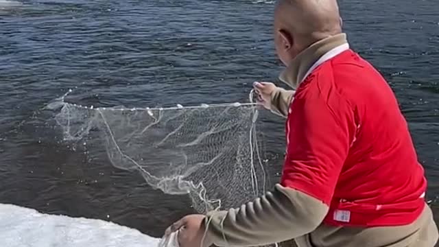He first learnt to fish under the watchful eye of his grandmother.