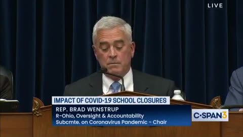 Wenstrup Gives Opening Statement at COVID Select Subcommittee Hearing on Impact of School Closures