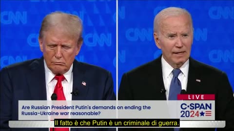 Dibattito Trump - Biden del 28.06.2024