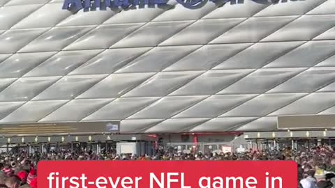 The fans in Germany did not disappoint for the first-ever NFL game in Munich.