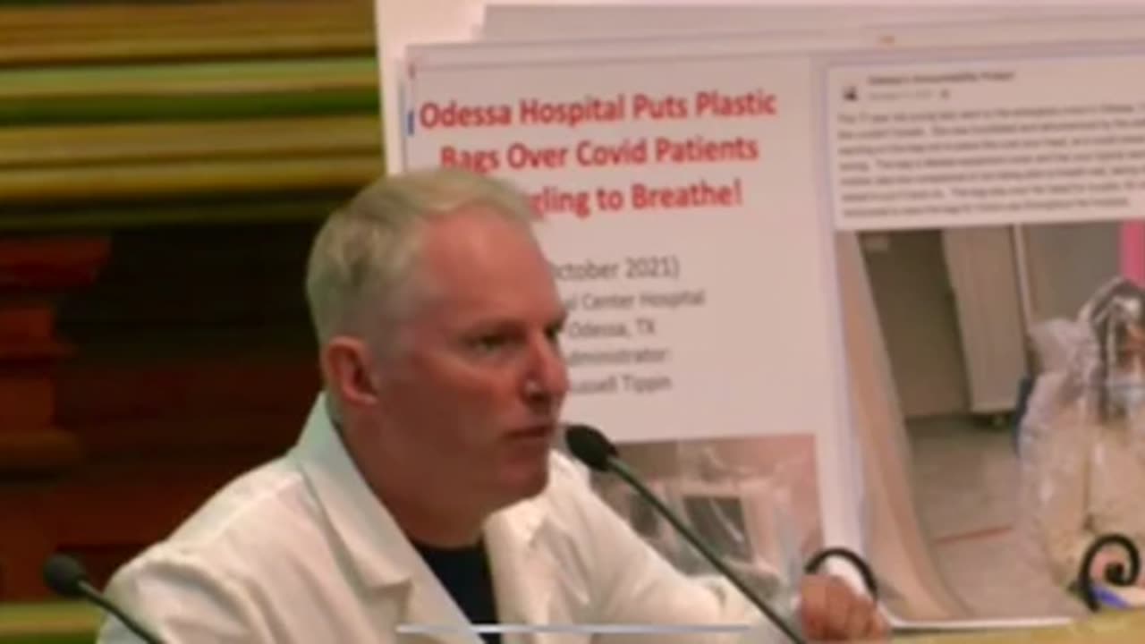 Odessa Hospital Puts Plastic Bags Over Covid Patients