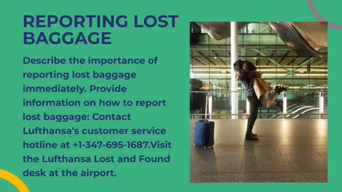 Lufthansa's Lost Baggage | Report online or contact us | Lufthansa lost baggage claim process