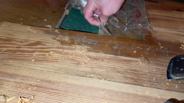 Scraping Wood Floors By Hand