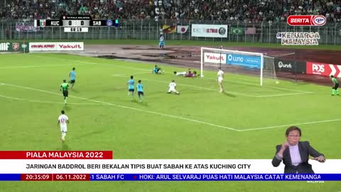 6 NOVEMBER 2022– BERITA PERDANA-PIALA MALAYSIA 2022: JARINGAN BADDROL BERI BEKALAN TIPIS BUAT SABAH