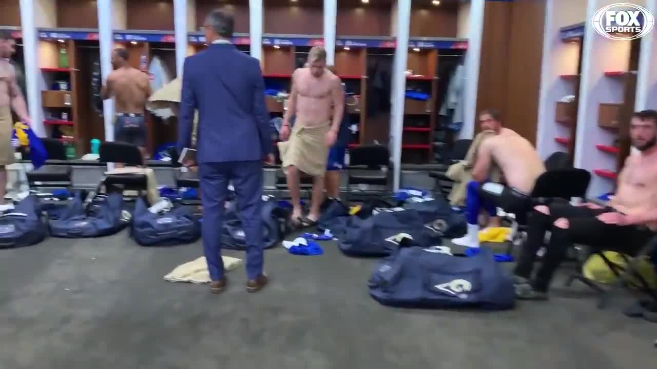 Inside the Rams Locker Room after the Super Bowl LIII Loss