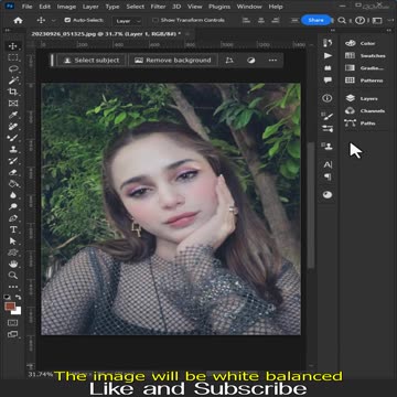 Auto FIX White Balance in Photoshop