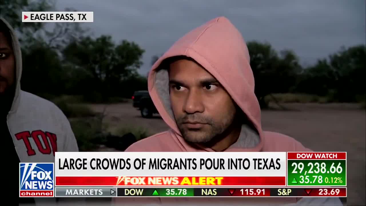 This illegal immigrant thanks Biden after crossing the border