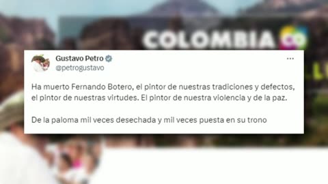 La muerte del maestro Fernando Botero conmociona a Colombia como nación