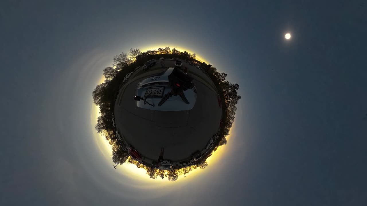 Total Eclipse 360 Sunset