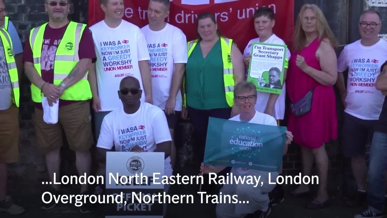 Fresh strike action announced at 12 train operators