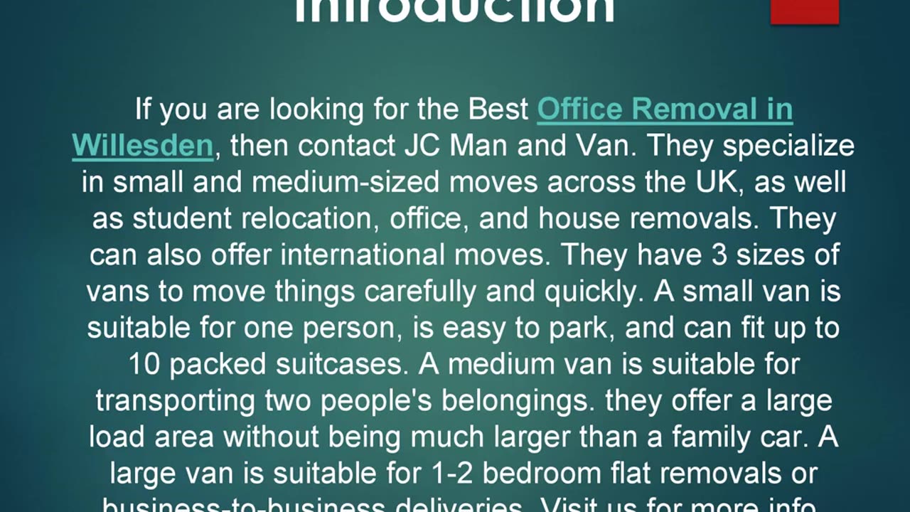 Best Office Removal in Willesden