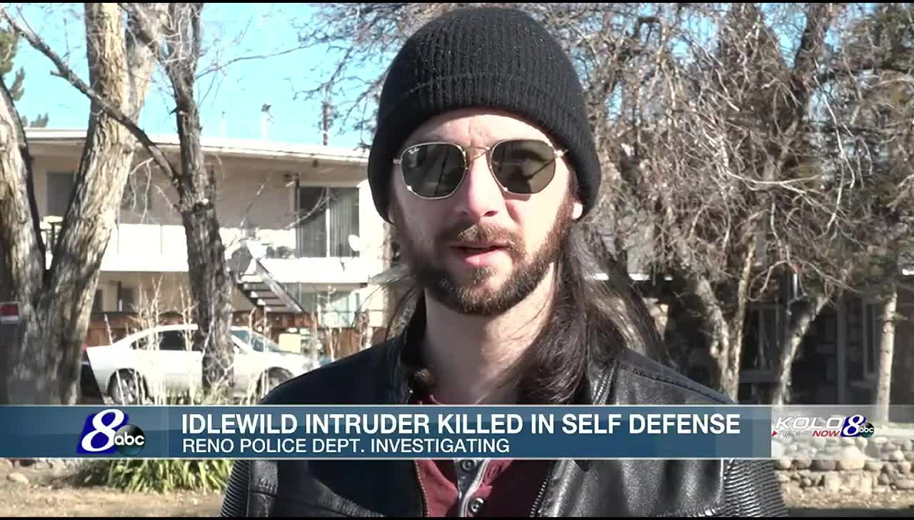 RENO POLICE: INTRUDER KILLED IN SELF DEFENSE