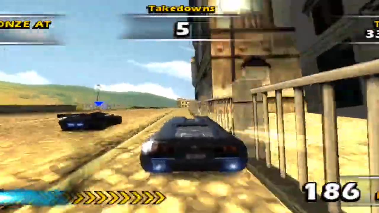 Burnout Dominator - World Tour Dominator Series Event 6 Gameplay(PPSSPP HD)