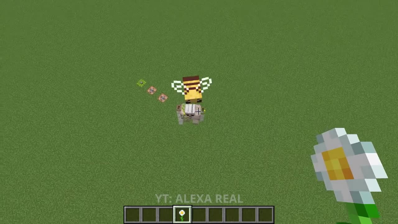 can a bee lift up an iron golem