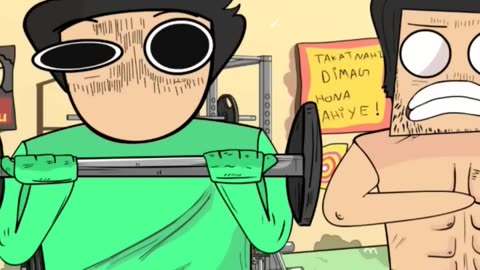 Gym motivation cartoon