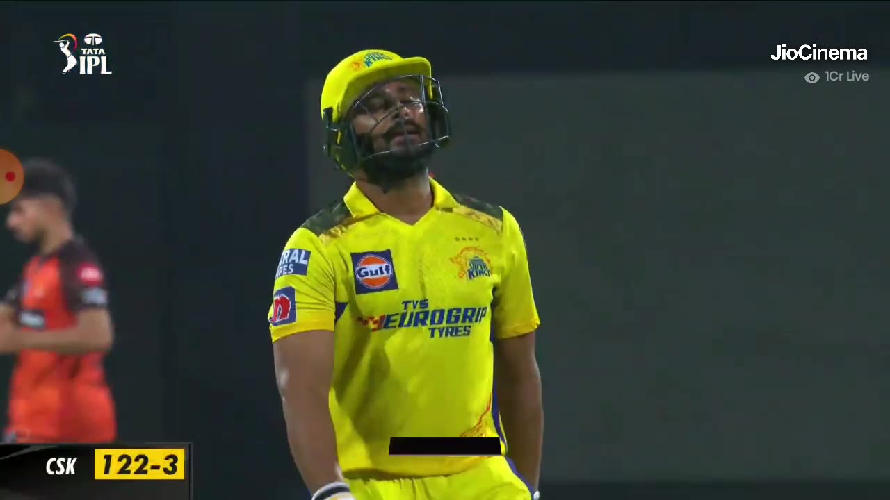 Csk lost his 3rd wickets