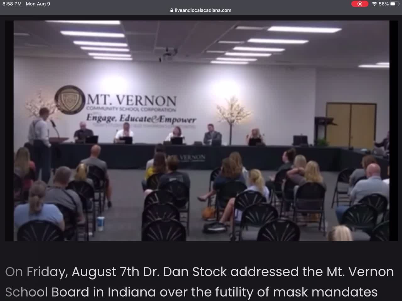 Doctor Truth, seems organic, growing citizen pushback