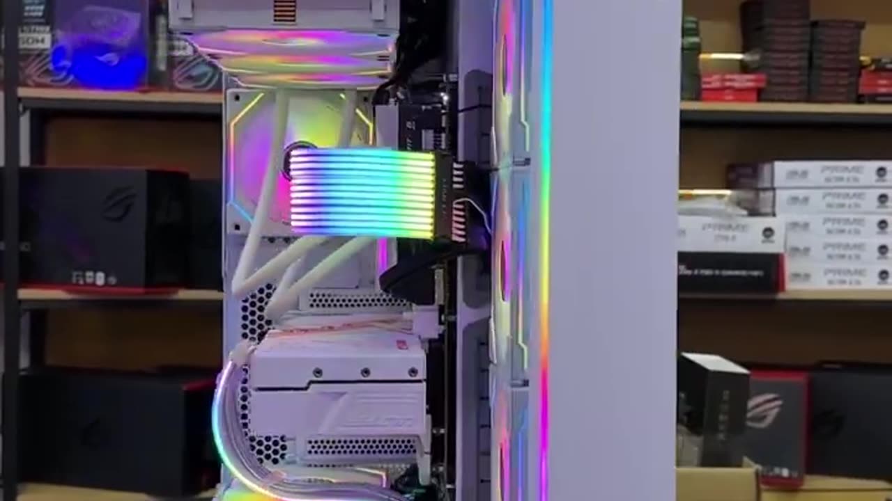 Gaming PC In Beautiful White Theme