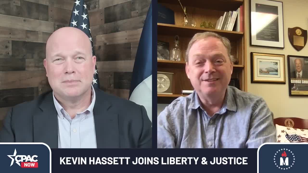 Guest Kevin Hassett on Liberty & Justice with Matt Whitaker Ep 10