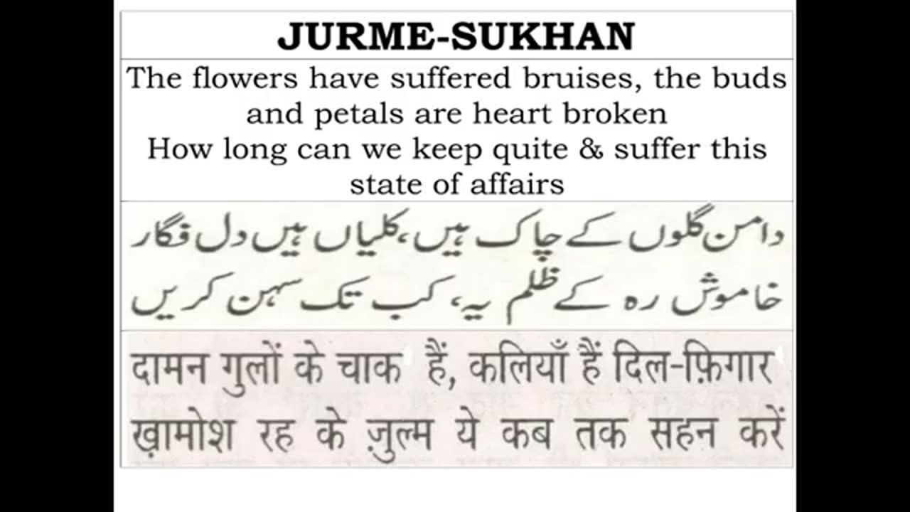 Jurm E Sukhan