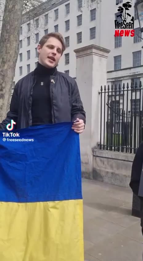 UK citizens asks a Ukrainian why he isn't fighting in the war