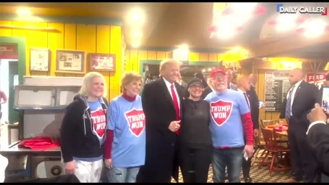 Trump Stops at Local BBQ Joint Machine Shed- The People’s President