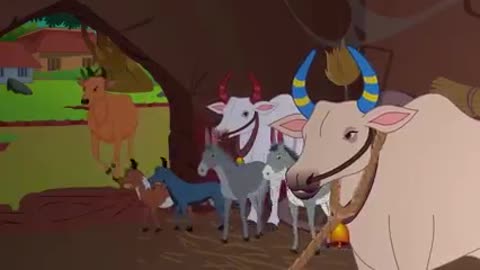 Two ox story ! Animation cartoon video 🎥