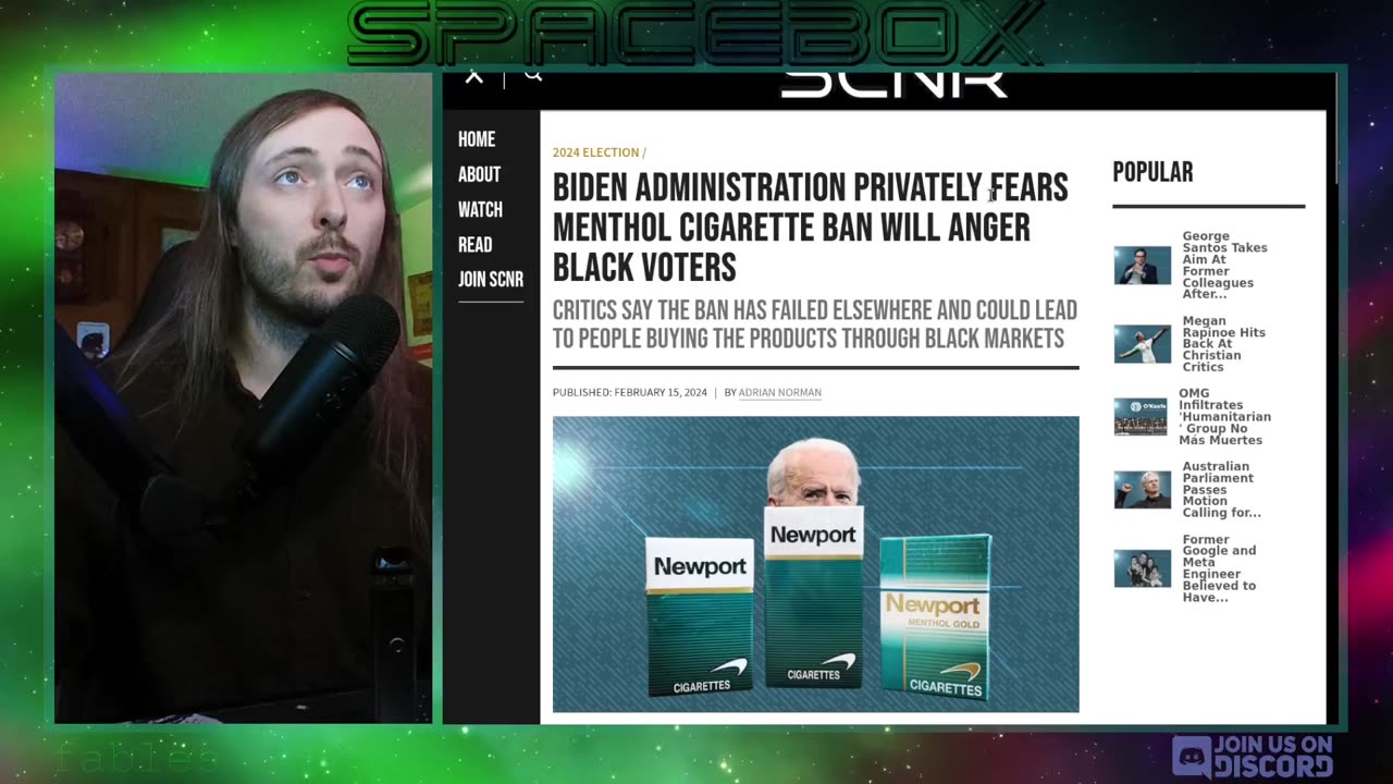 Biden Admin Menthol Cigarette Ban Will Anger Black Voters || SPACEBOX