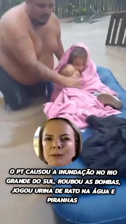 O PT causou as inundações.