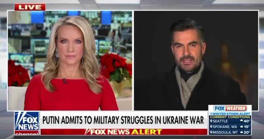 Fox News: Putin admits to military struggles in Ukraine