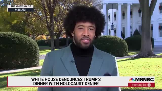 White House Denounces Trump's Dinner With Holocaust Denier