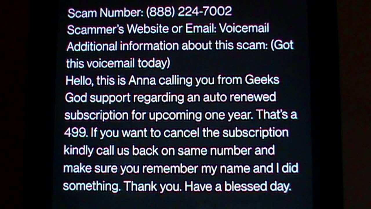 Nine Outgoing Calls To Alleged Geek Squad: Dialer Frenchman Gilles Duhamel, 888-224-7002‬, 5/9/23