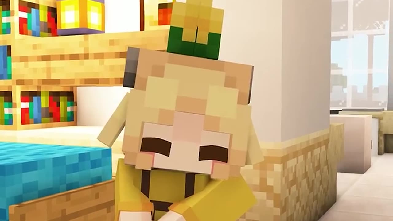 Daisy is HOME ALONE in Minecraft!!