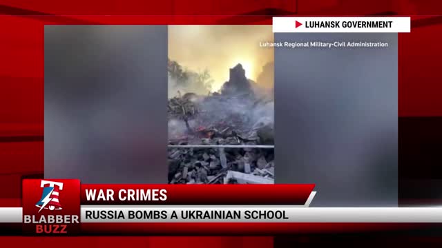 Russian's Bomb A Ukrainian School