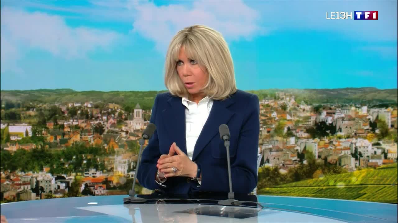 Brigitte Macron répond aux rumeurs "transphobes" (JT de TF1, 12 janvier 2022)