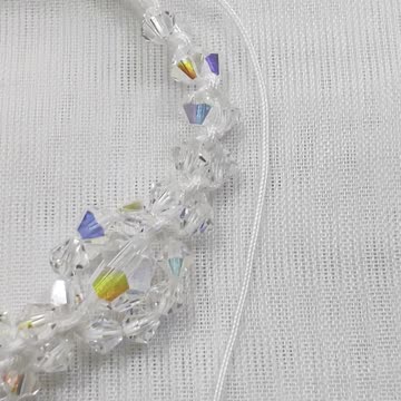Handmade Unique 5”~10” Adjustable Bracelet. Made with Swarovski Crystal. Party