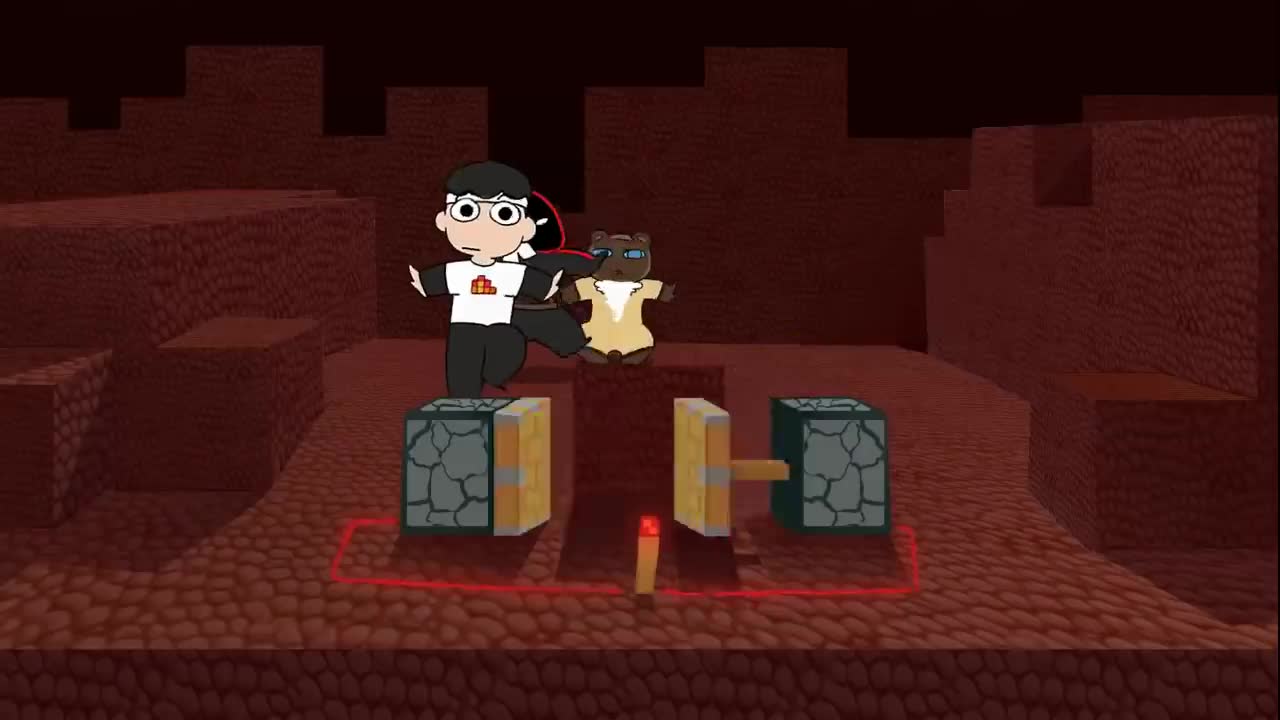 Minecraft Manhunt in a nutshell (Original Animation)