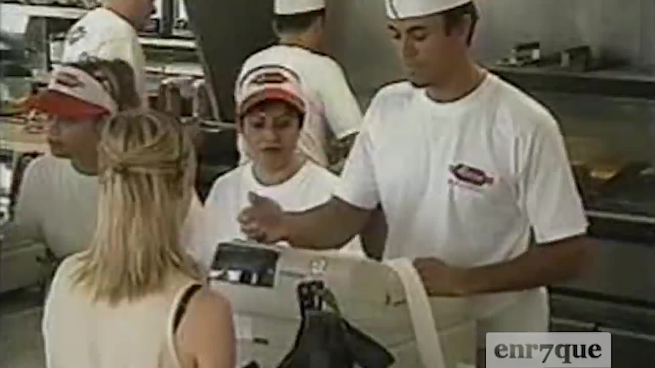 Enrique Iglesias sells burgers, flirts with women and plays pranks on the elderly