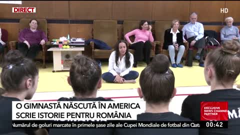 O gimnastă născută în America scrie istorie pentru România