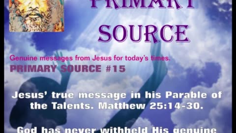 I AM PRIMARY SOURCE #15 7-30-2023