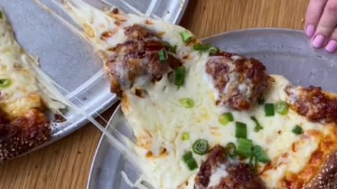 in New Jersey served up this extra cheesy K-POP MIC DROP PIZZA, served w